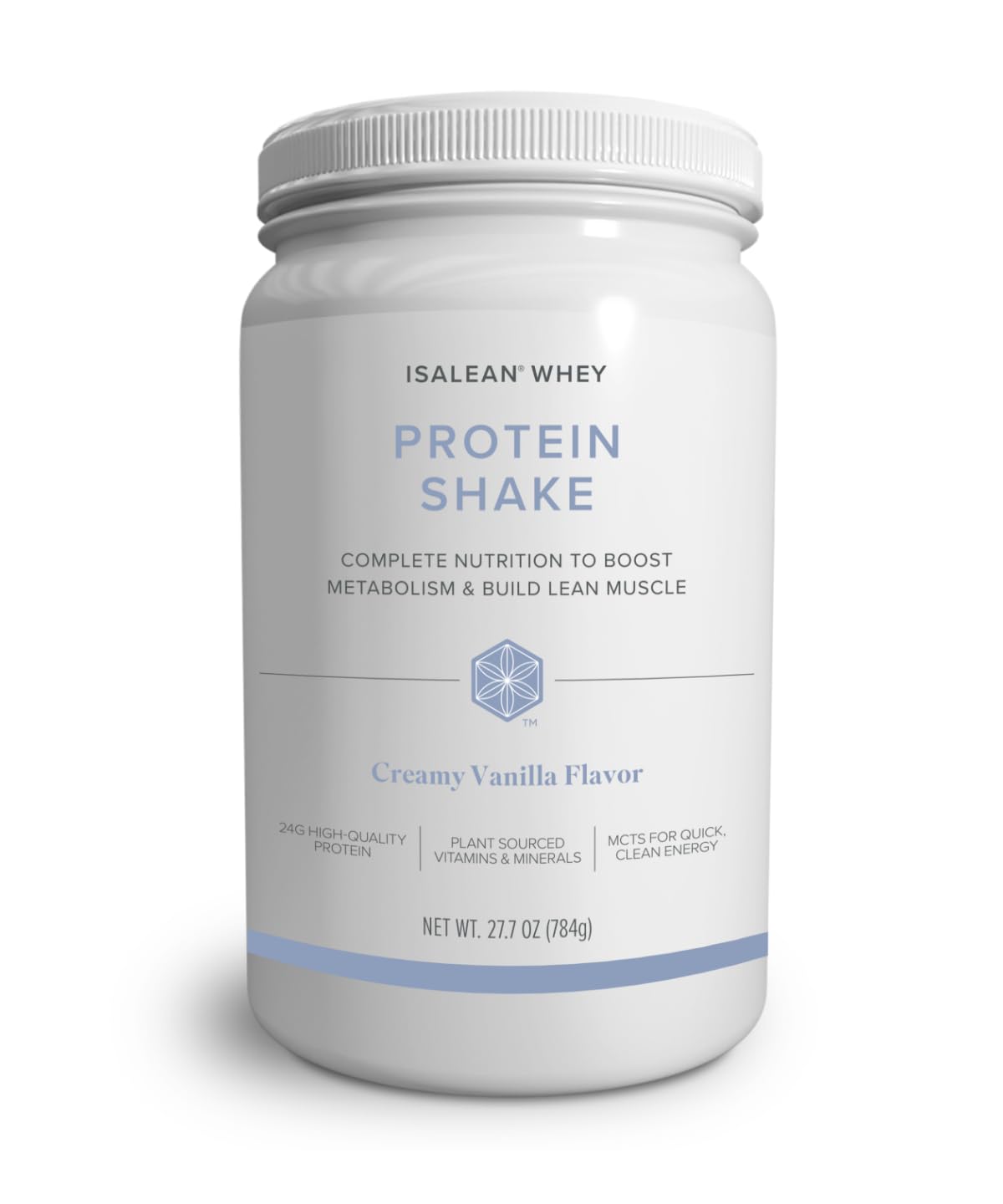 IsaLean Protein Shake - 24 g of Protein - Supports Maintaining Healthy Weight & Lean Muscle - Meal Drink to Keep You Fuller Longer - Birthday Cake, 28.1 Ounce (Pack of 1)