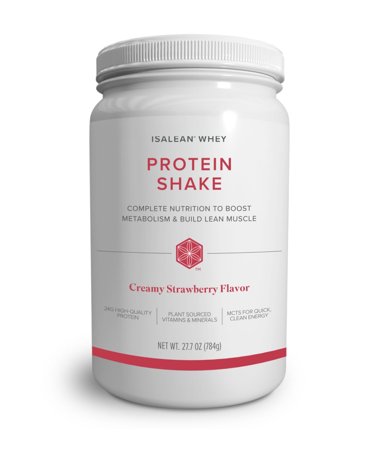 IsaLean Protein Shake - 24 g of Protein - Supports Maintaining Healthy Weight & Lean Muscle - Meal Drink to Keep You Fuller Longer - Birthday Cake, 28.1 Ounce (Pack of 1)