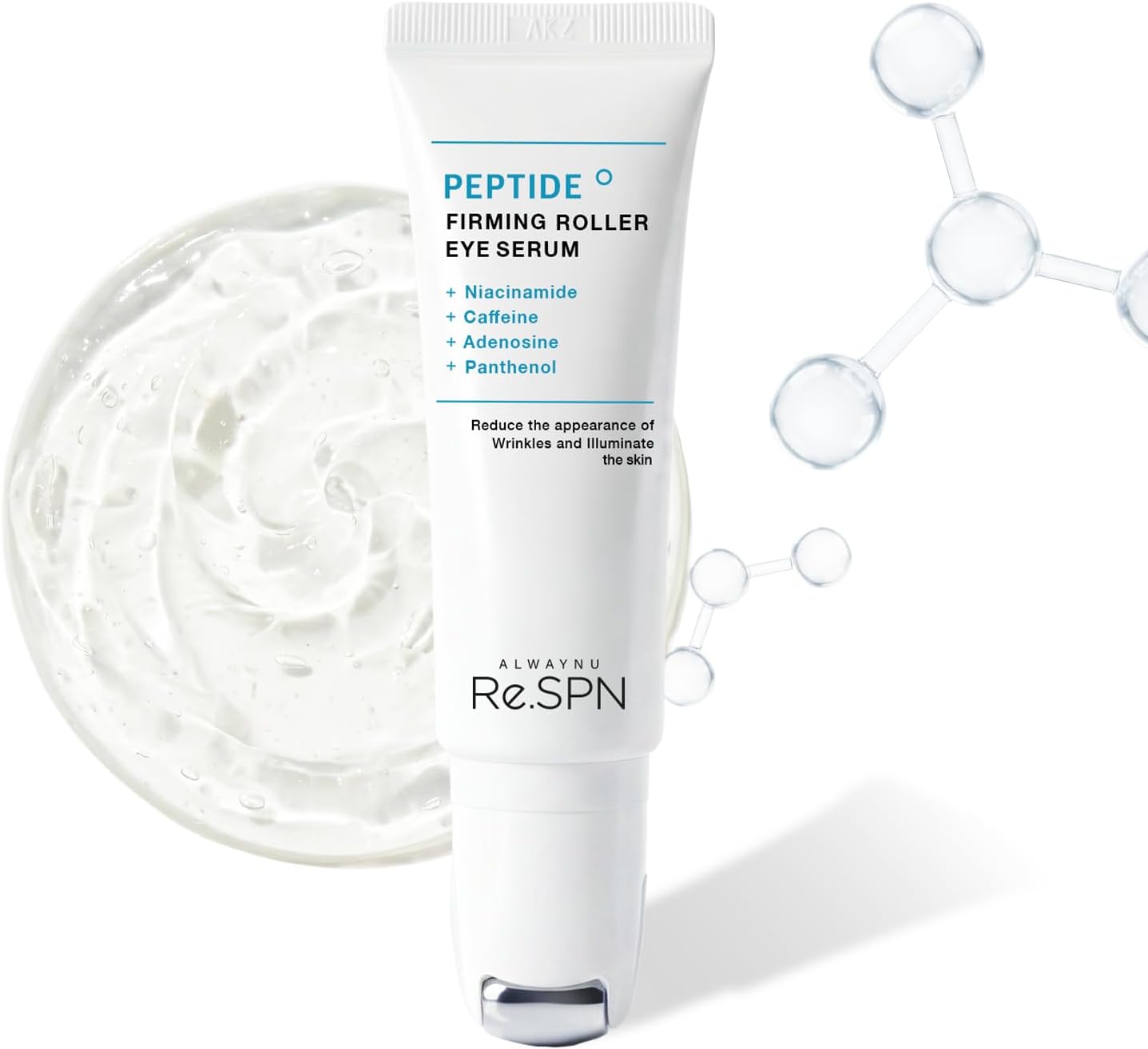 Re.SPN PHA Succinic Acid Calming Toner Pads + Re.SPN Peptide Firming Roller Eye Serum