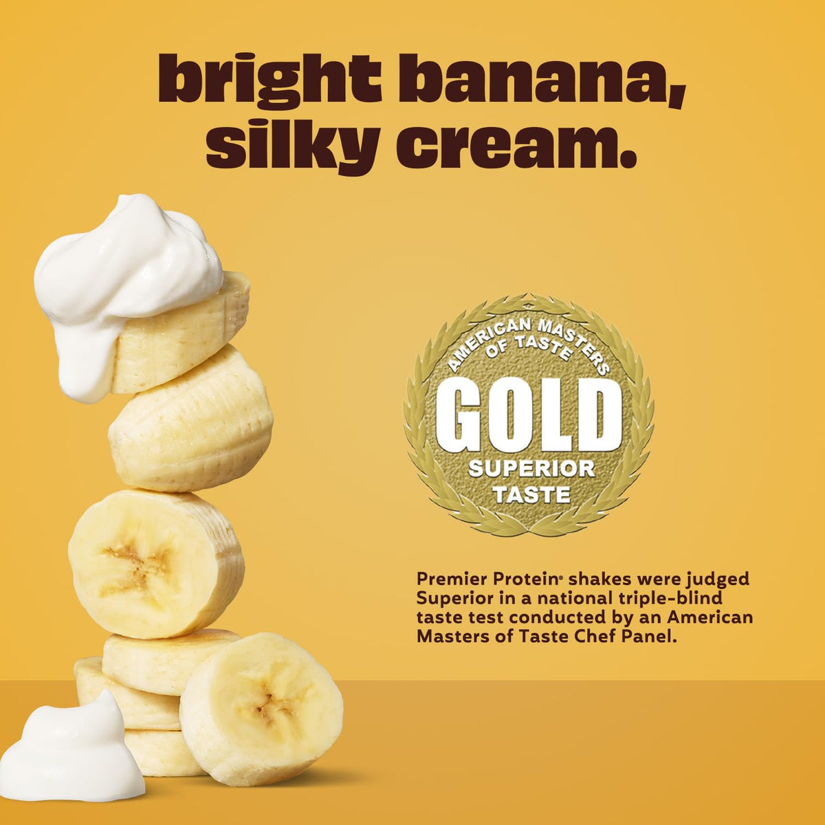 Premier Protein 30g High Protein Shake, Bananas & Cream, 12 Pack