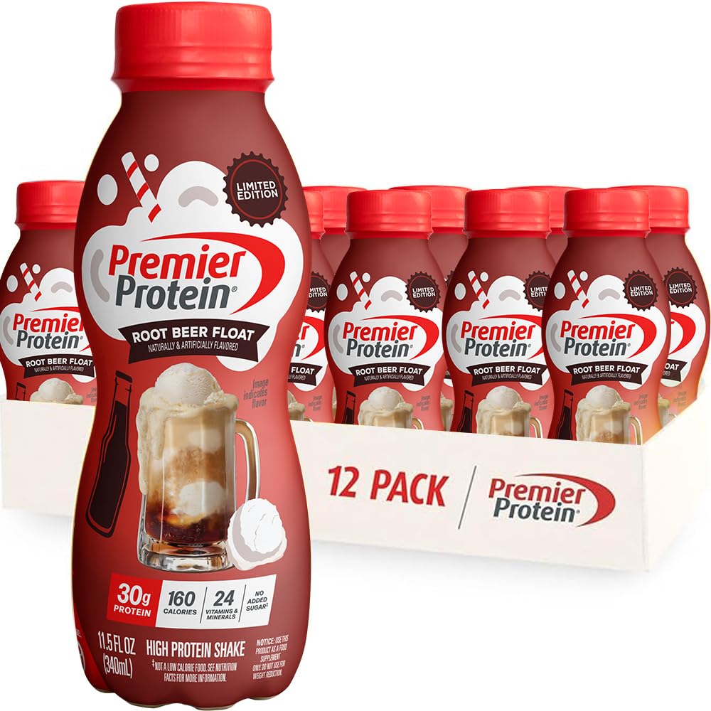 Premier Protein 30g High Protein Shake, Bananas & Cream, 12 Pack