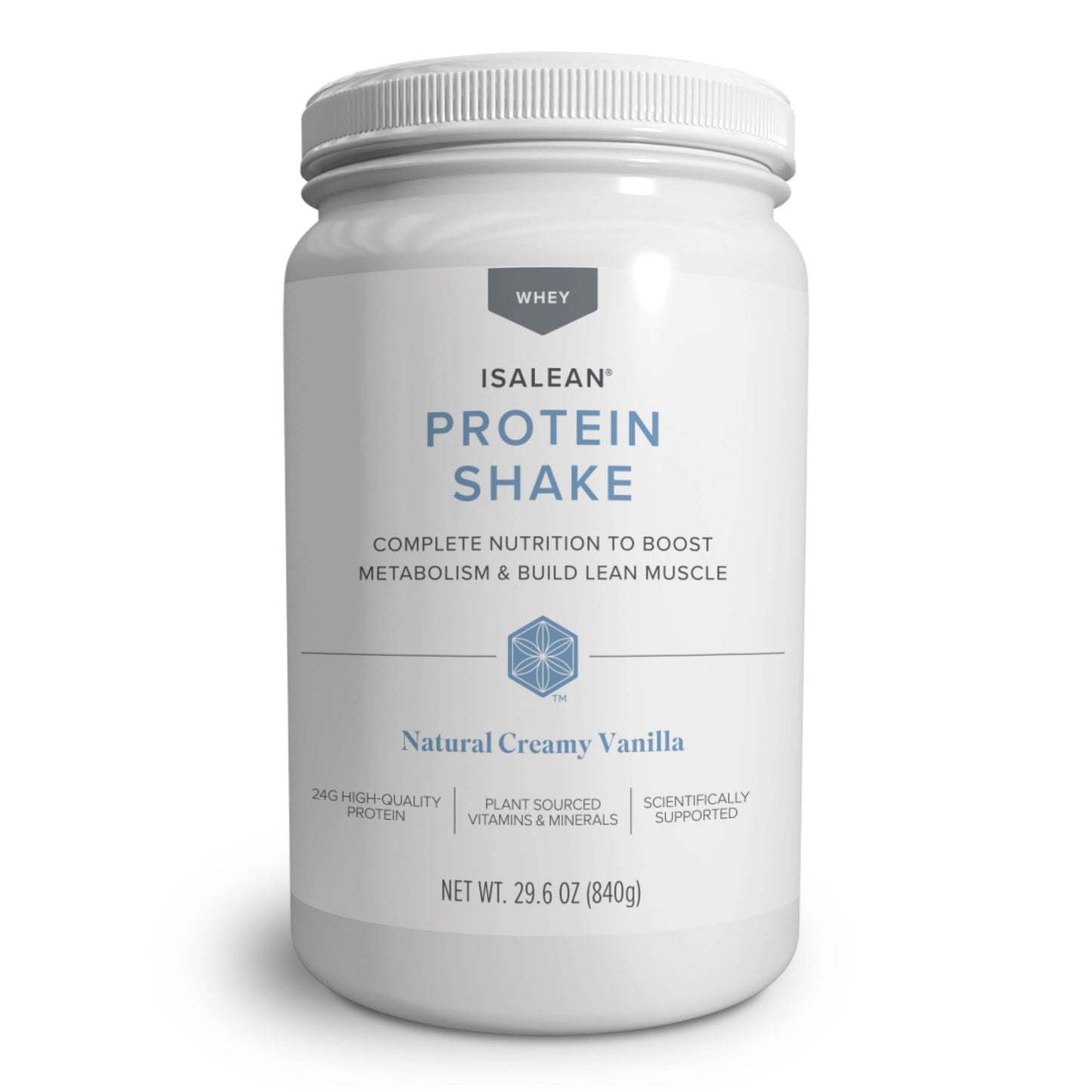 IsaLean Protein Shake - 24 g of Protein - Supports Maintaining Healthy Weight & Lean Muscle - Meal Drink to Keep You Fuller Longer - Birthday Cake, 28.1 Ounce (Pack of 1)