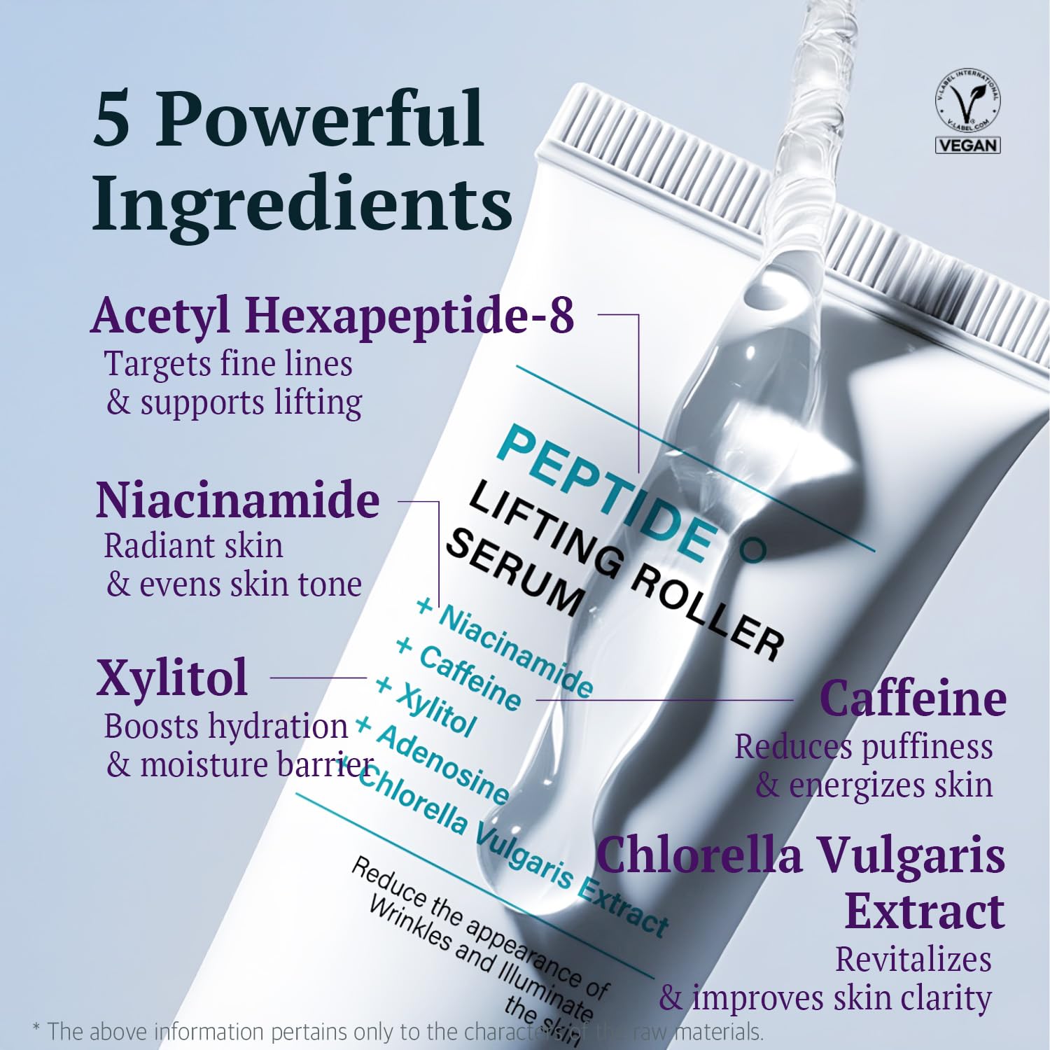 Re.SPN Peptide Lifting Roller Serum – For Wrinkles, Lifting & Pore Tightening on Face & Neck with Gua Sha Applicator, Vegan, Anti-wrinkle Peptide, Niacinamide, K-Beauty (1.69 fl oz)