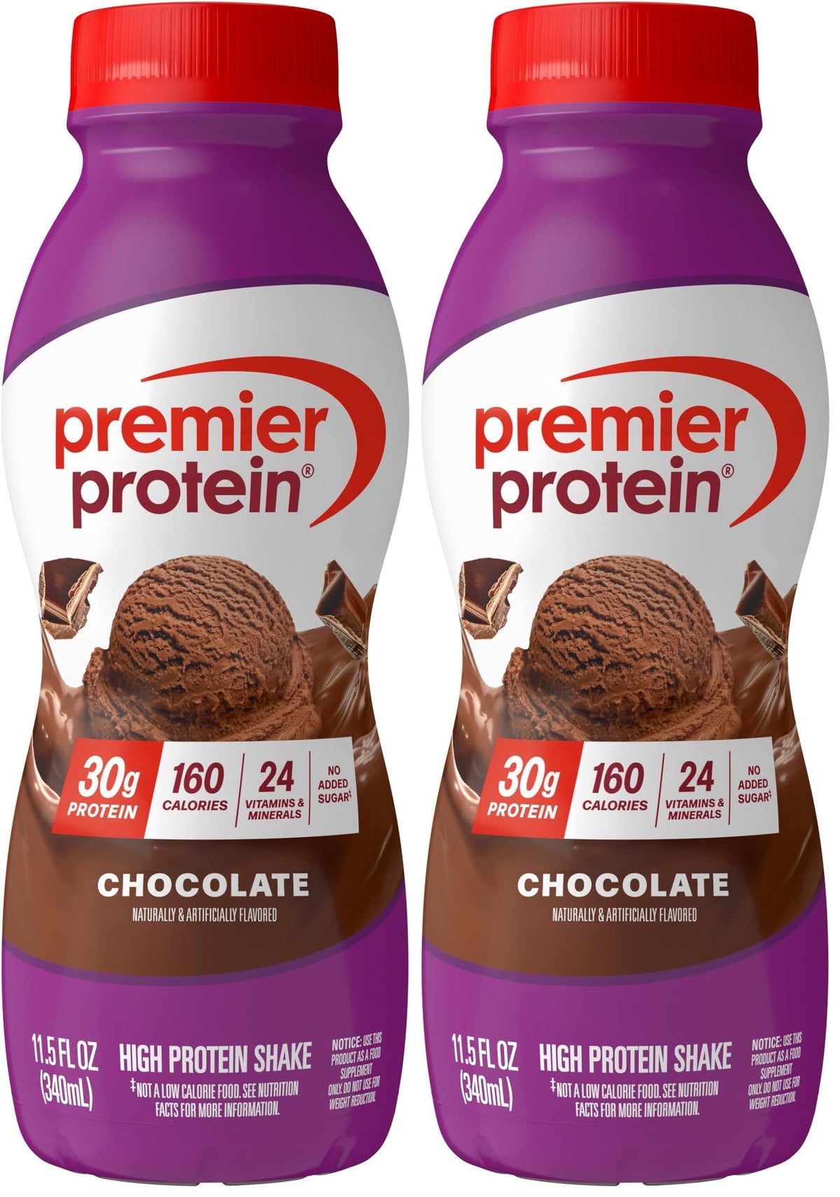 Premier Protein 30g High Protein Shake, Bananas & Cream, 12 Pack