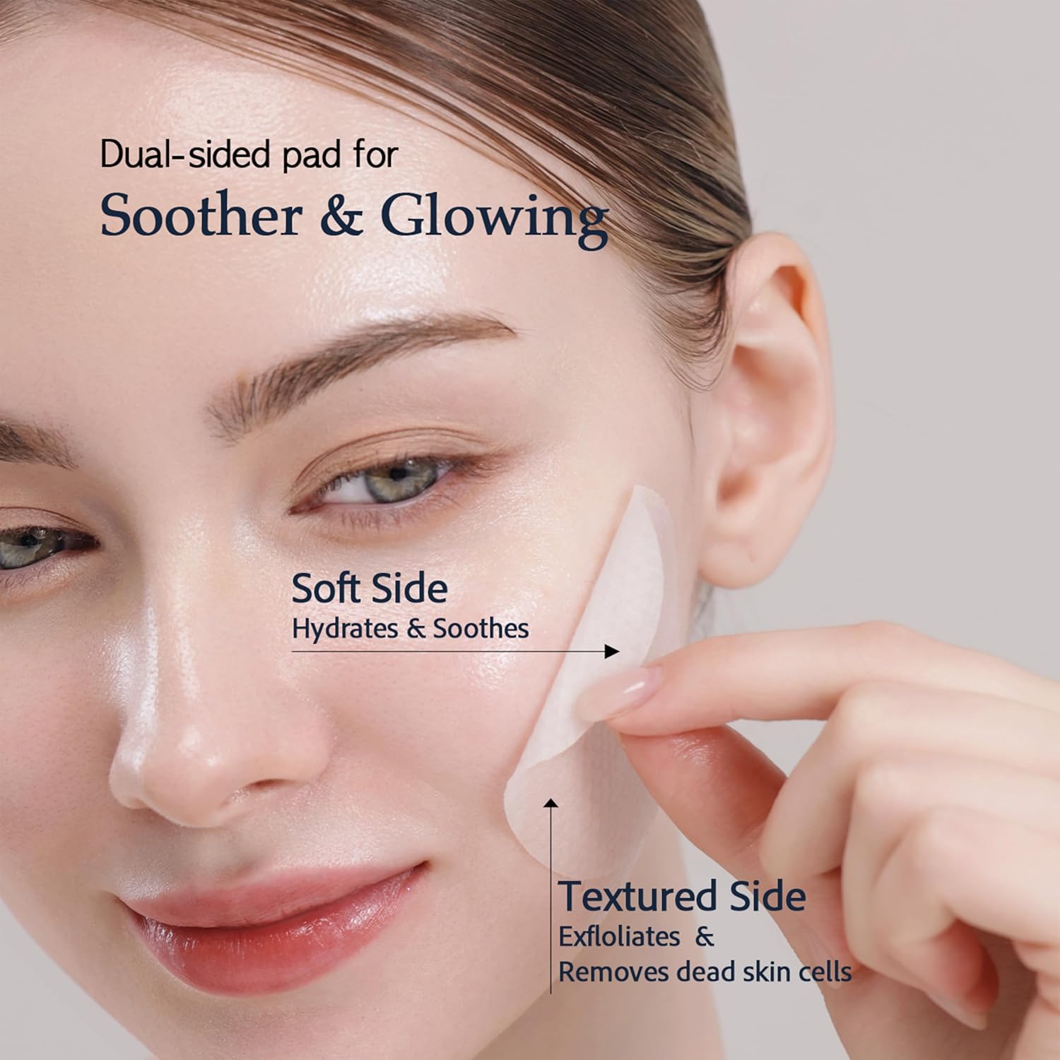 Re.SPN PHA Succinic Acid Calming Toner Pads – Daily Exfoliating, Hydrating and Soothing with CICA, Caffeine, Non-comedogenic, Vegan, Glass Skin, K-Beauty (70 + 35 Count)